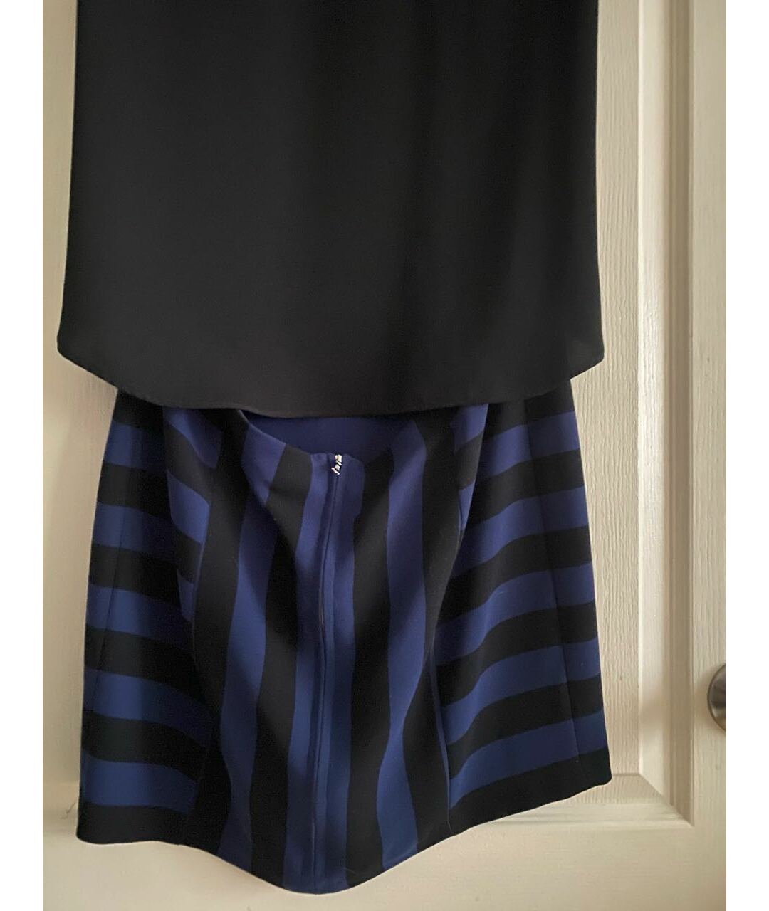 SANDRO Темно-синее полиэстеровое повседневное платье, фото 3