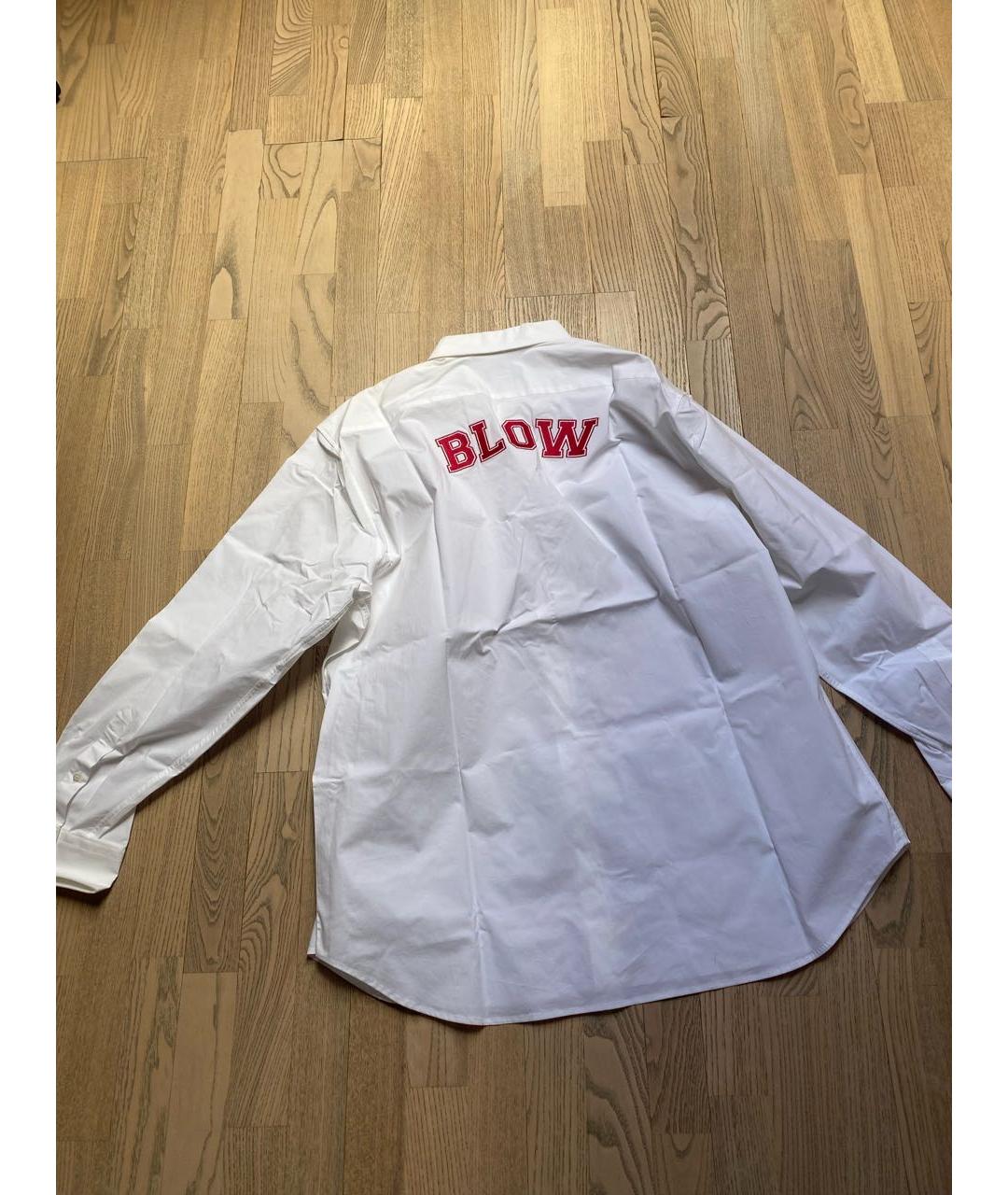 RAF SIMONS Белая хлопковая кэжуал рубашка, фото 2