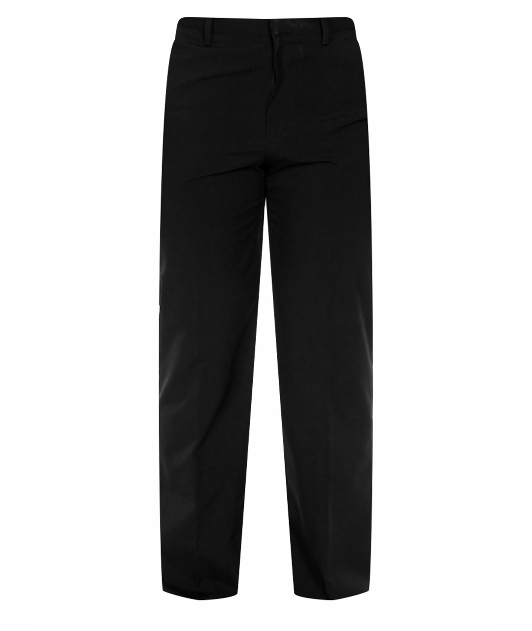 JOHN RICHMOND Черные полиэстеровые классические брюки, фото 1