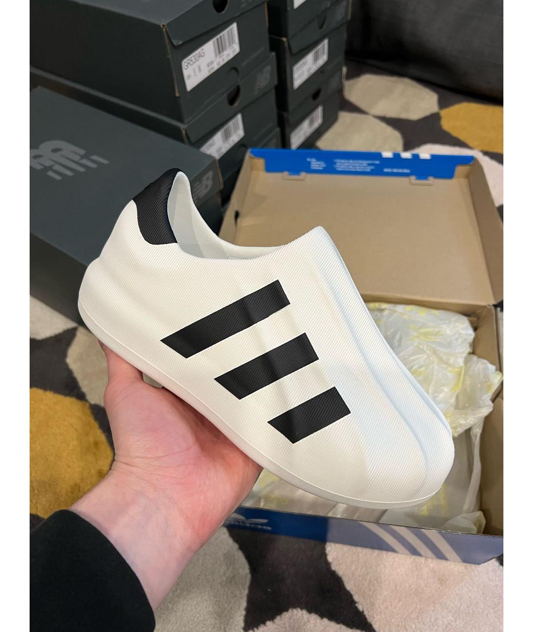 ADIDAS Белые резиновые кроссовки, фото 6