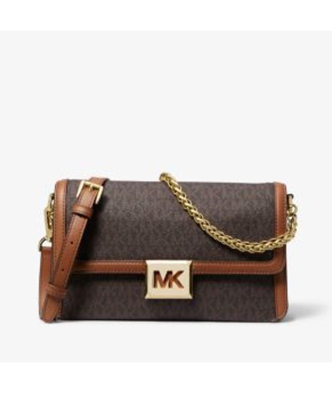 MICHAEL KORS Коричневая сумка через плечо, фото 4