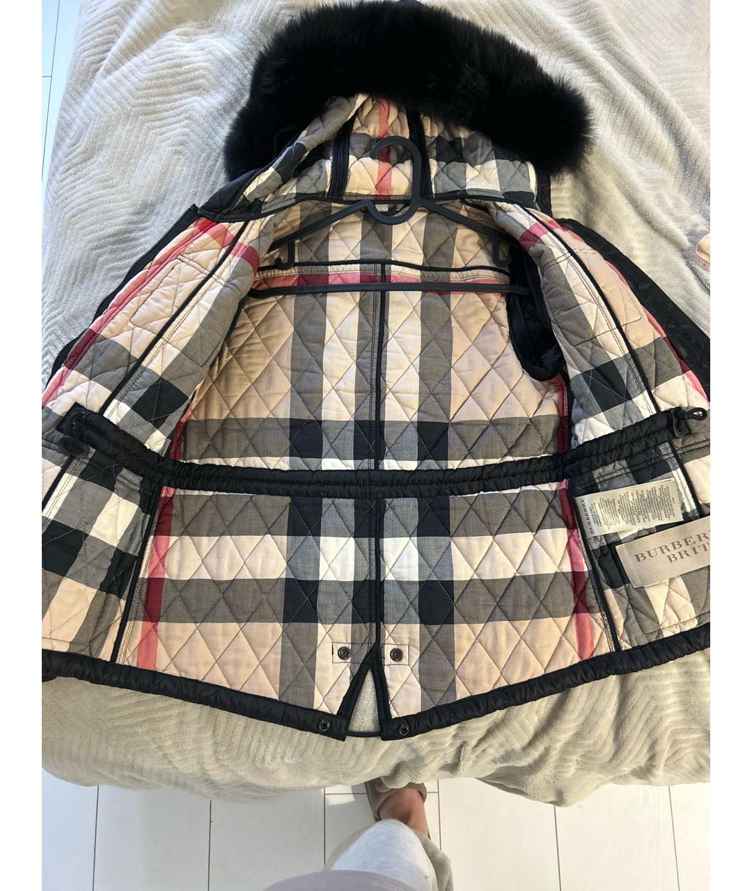 BURBERRY Черная деним куртка, фото 7