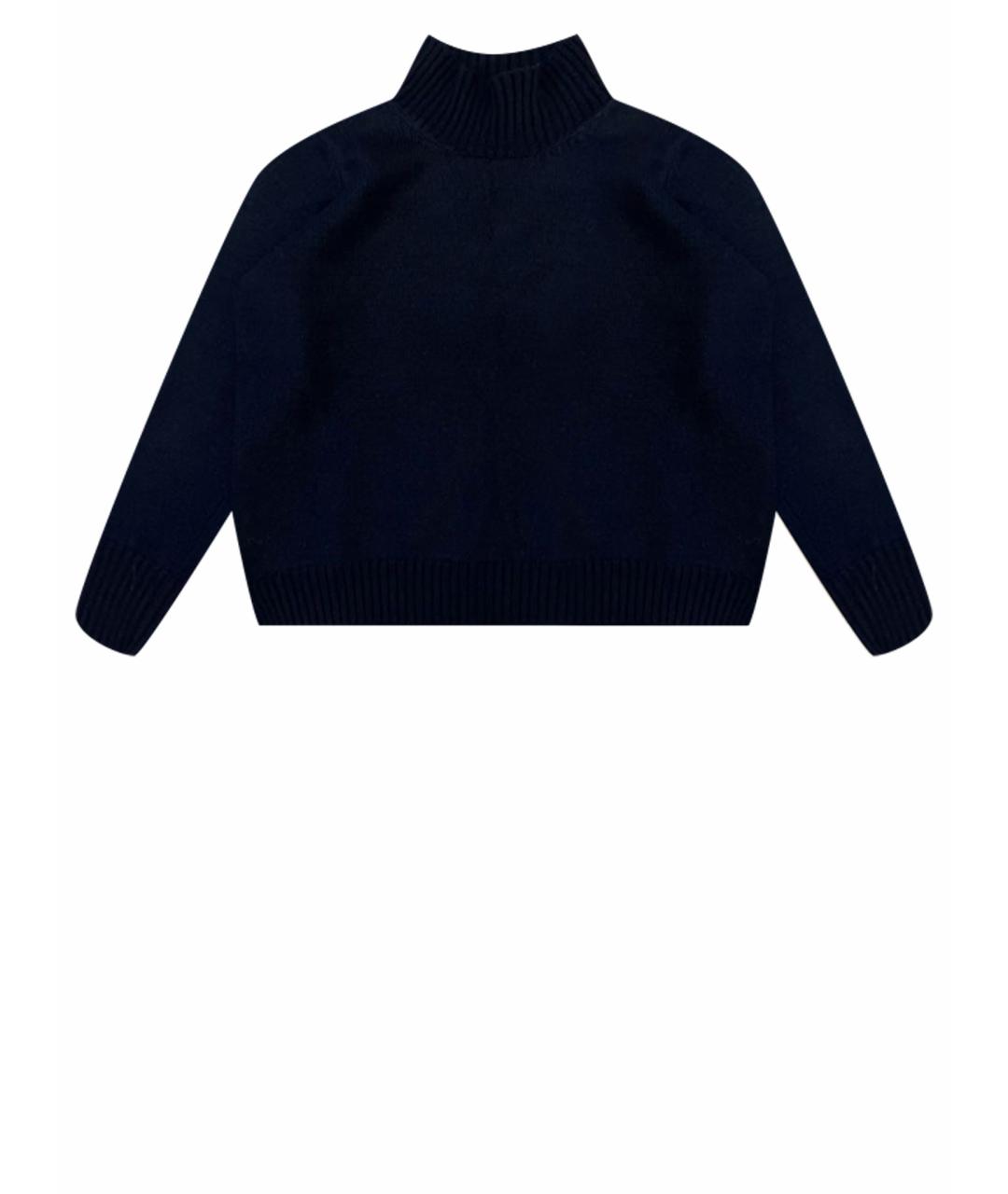 GRAN SASSO Темно-синий шерстяной джемпер / свитер, фото 1