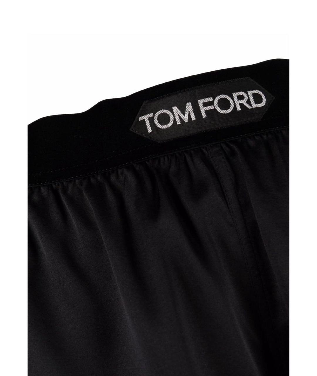 TOM FORD Черные шелковые шорты, фото 4