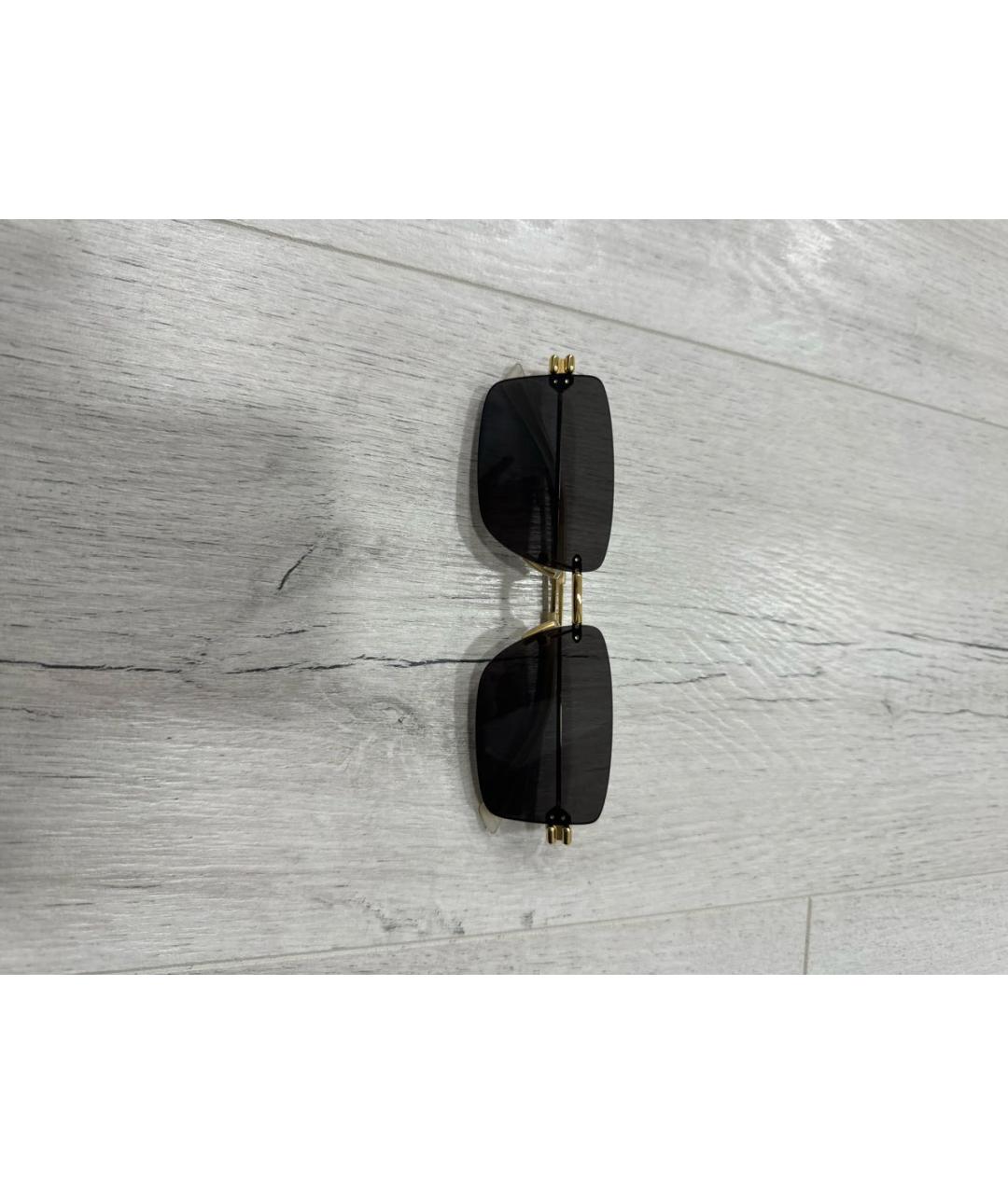 BOTTEGA VENETA Коричневые пластиковые солнцезащитные очки, фото 6