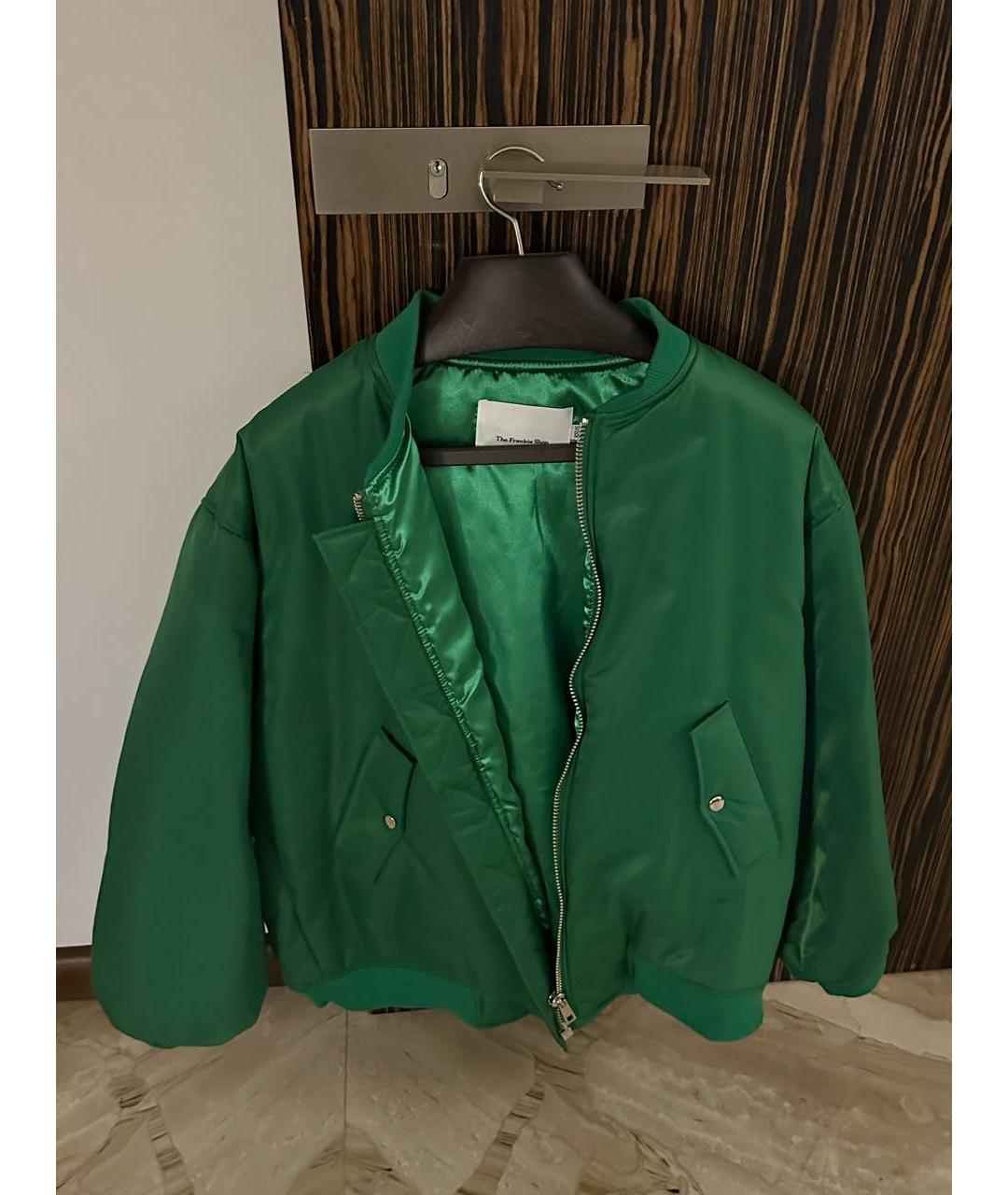 THE FRANKIE SHOP Зеленая куртка, фото 5