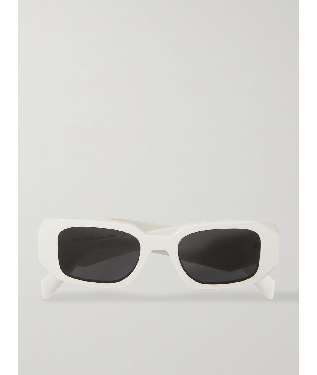 PRADA Белые солнцезащитные очки, фото 5