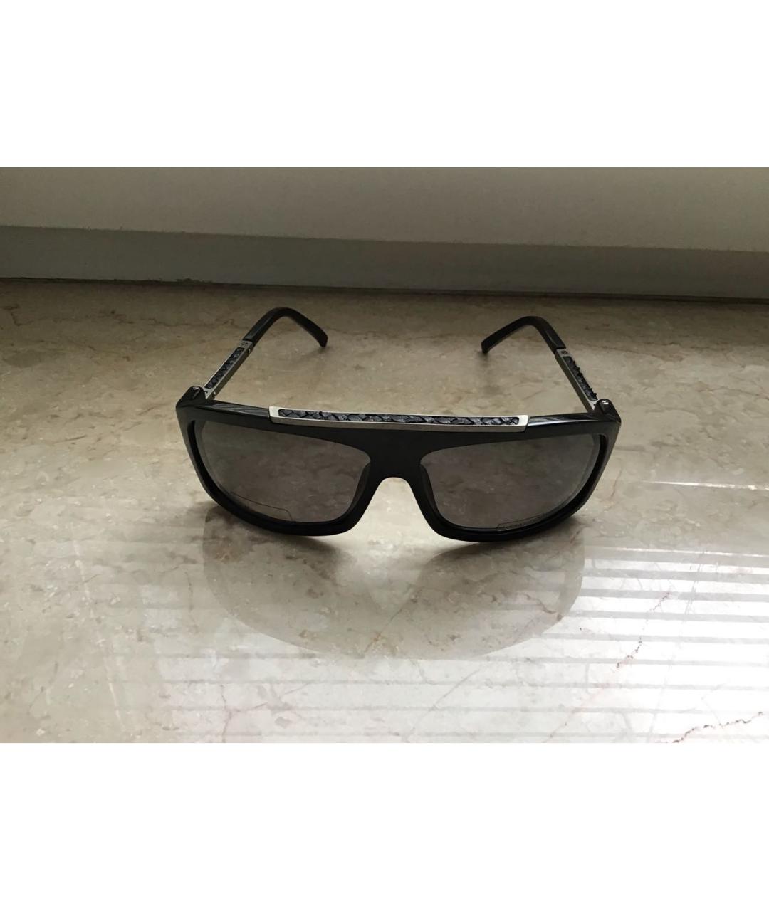 BOTTEGA VENETA Черные пластиковые солнцезащитные очки, фото 9