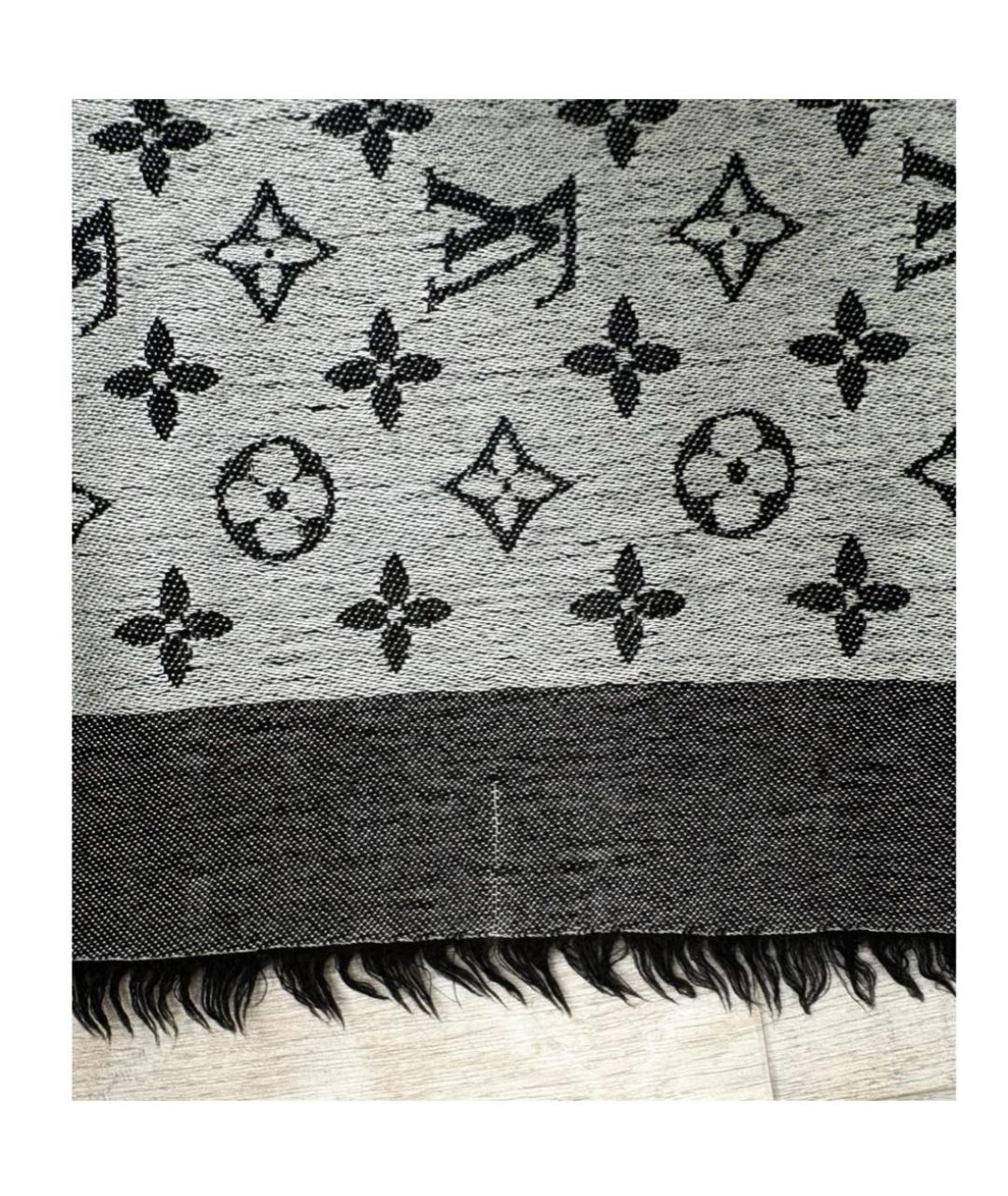 LOUIS VUITTON PRE-OWNED Серый платок, фото 6