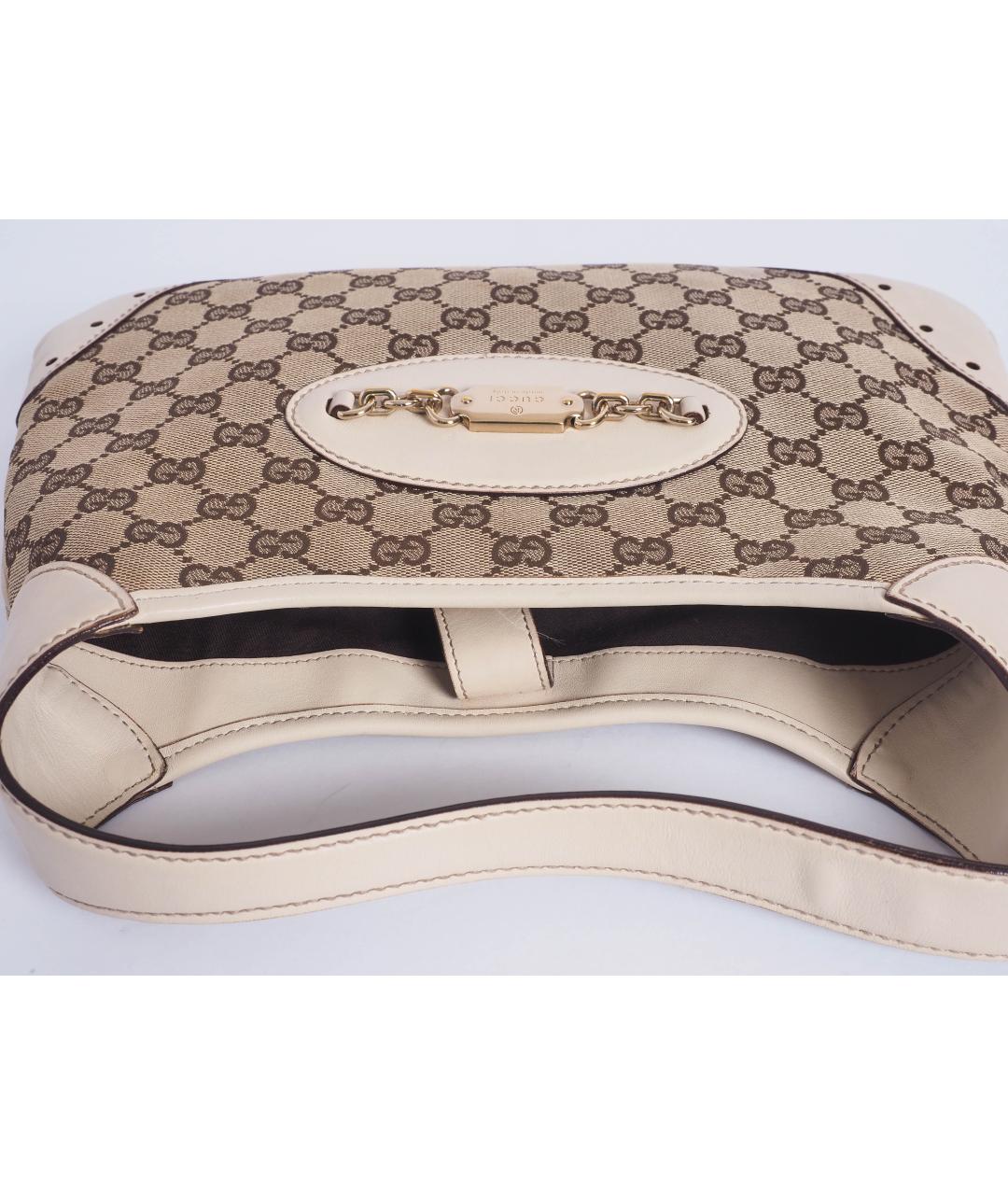 GUCCI Бежевая сумка с короткими ручками, фото 6