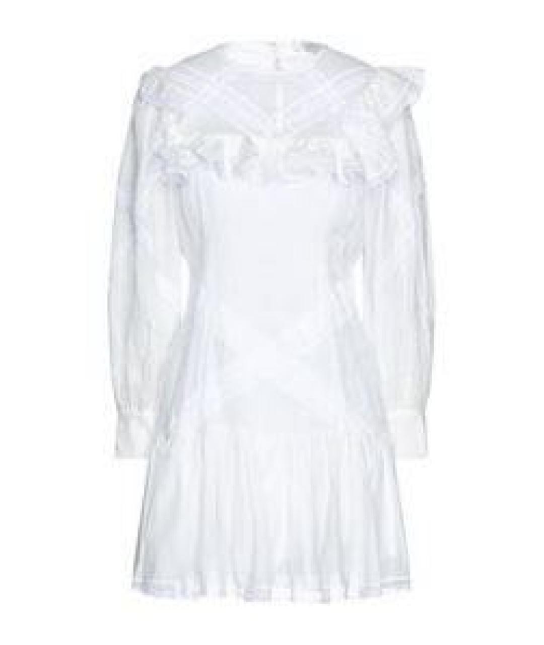 SANDRO Белое повседневное платье, фото 3