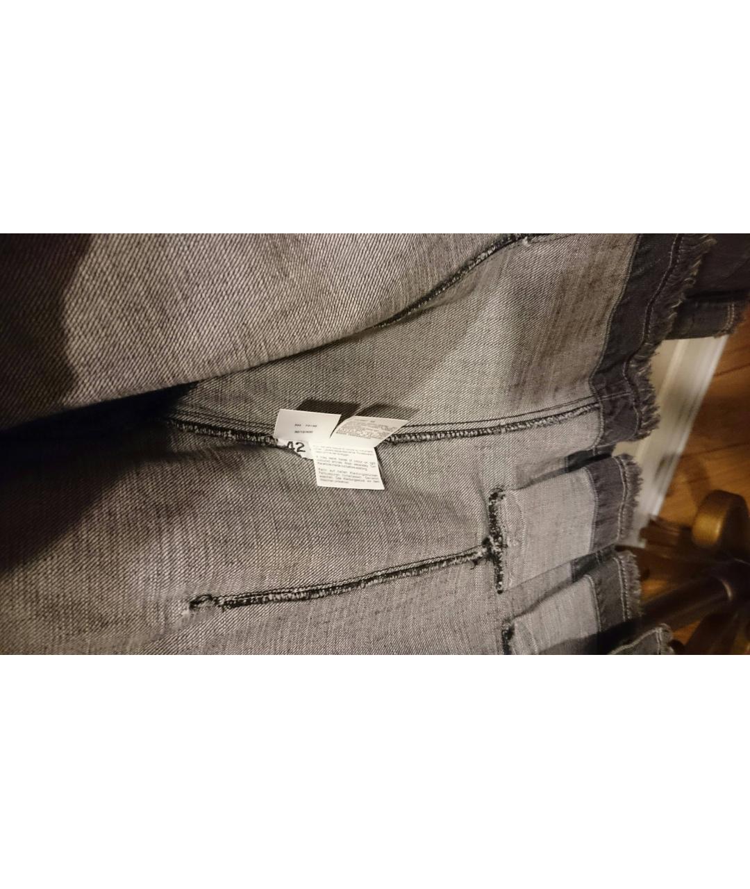 SPORTMAX Серый хлопковый жакет/пиджак, фото 5