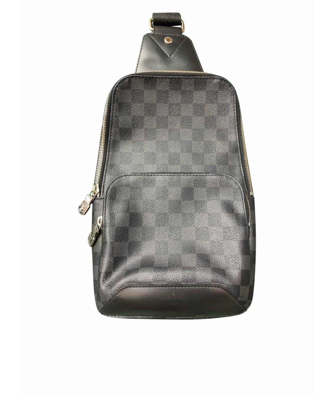 LOUIS VUITTON Антрацитовая сумка на плечо, фото 1