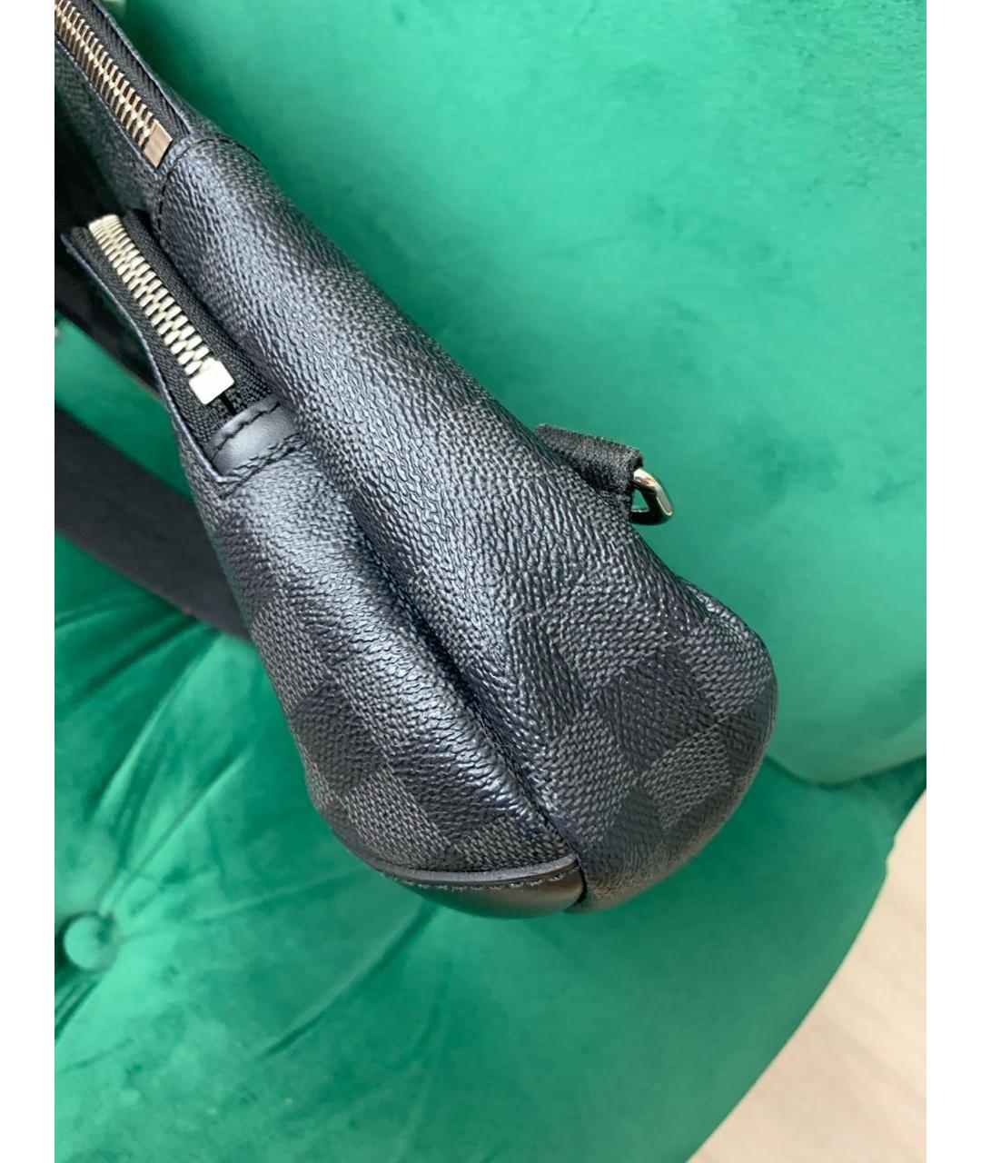 LOUIS VUITTON Антрацитовая сумка на плечо, фото 7