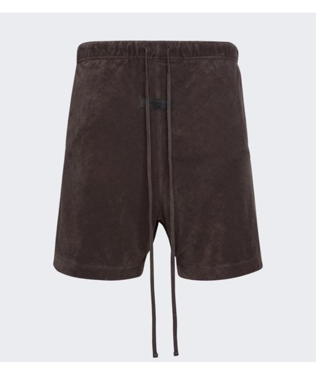 FEAR OF GOD ESSENTIALS Коричневые вискозные шорты, фото 5