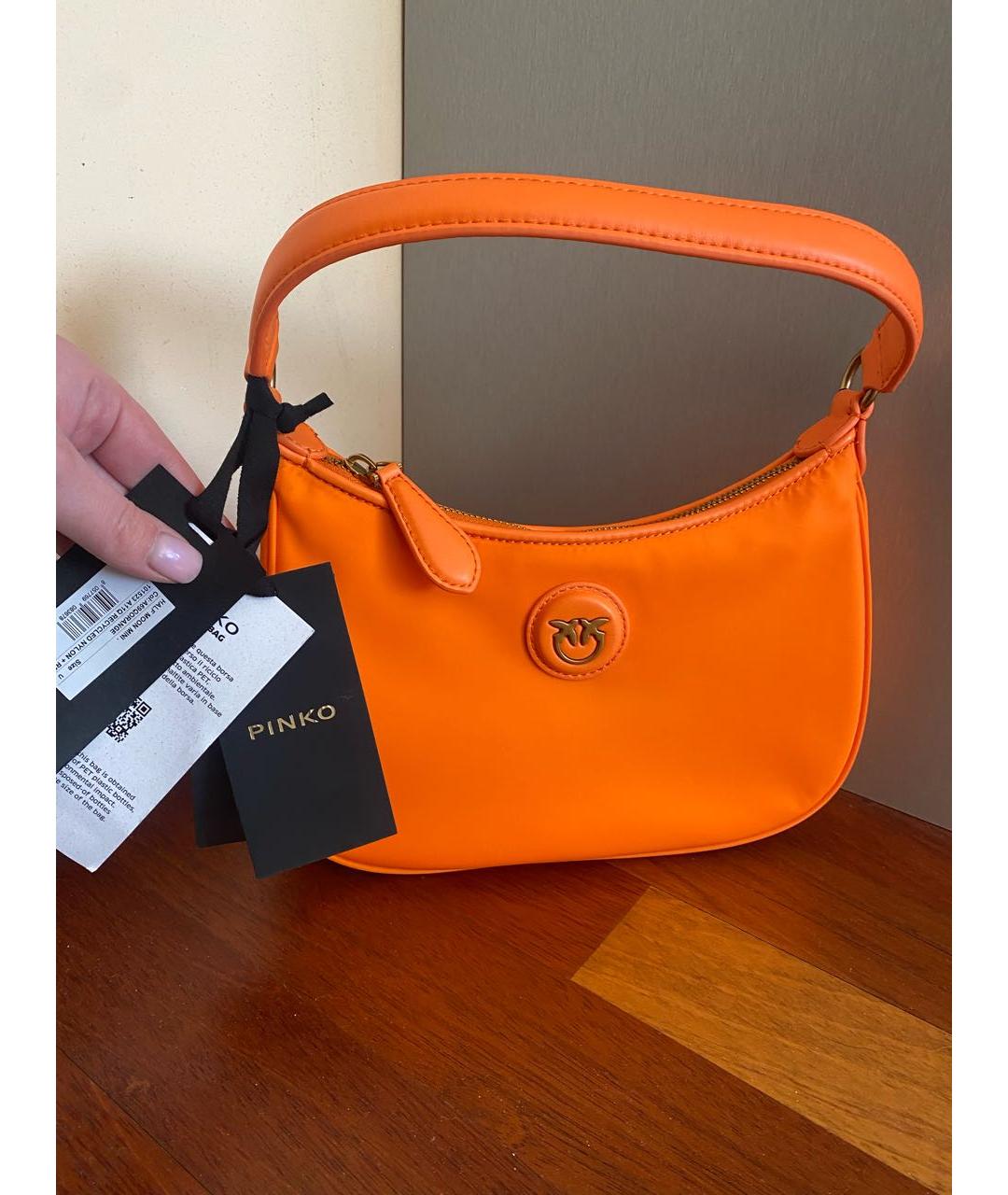 PINKO Оранжевая сумка через плечо, фото 7