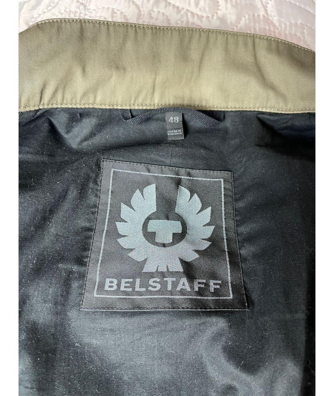 BELSTAFF Хаки хлопковая куртка, фото 5