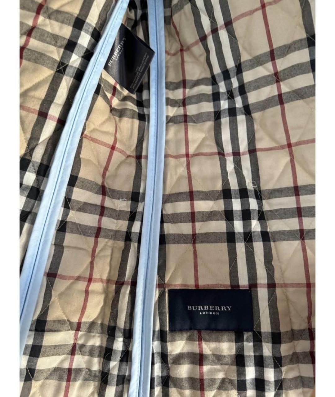 BURBERRY Голубая куртка, фото 4