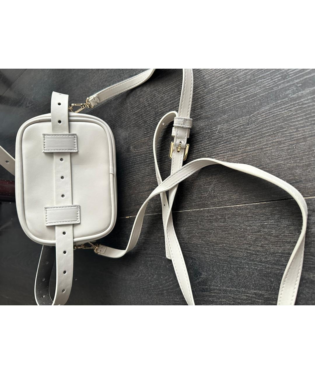 DKNY Белая сумка через плечо из искусственной кожи, фото 3