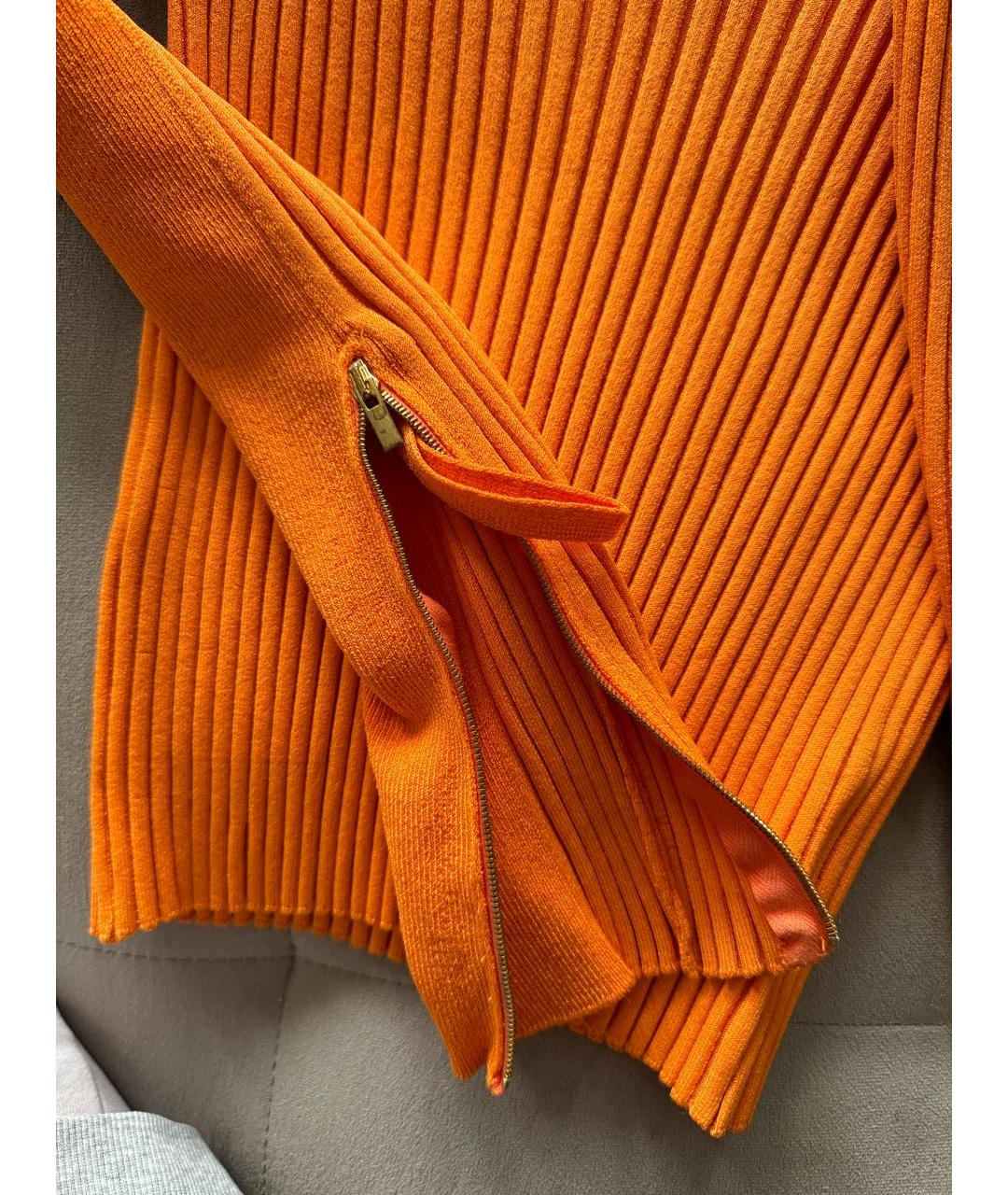 JACQUEMUS Оранжевый вискозный джемпер / свитер, фото 4