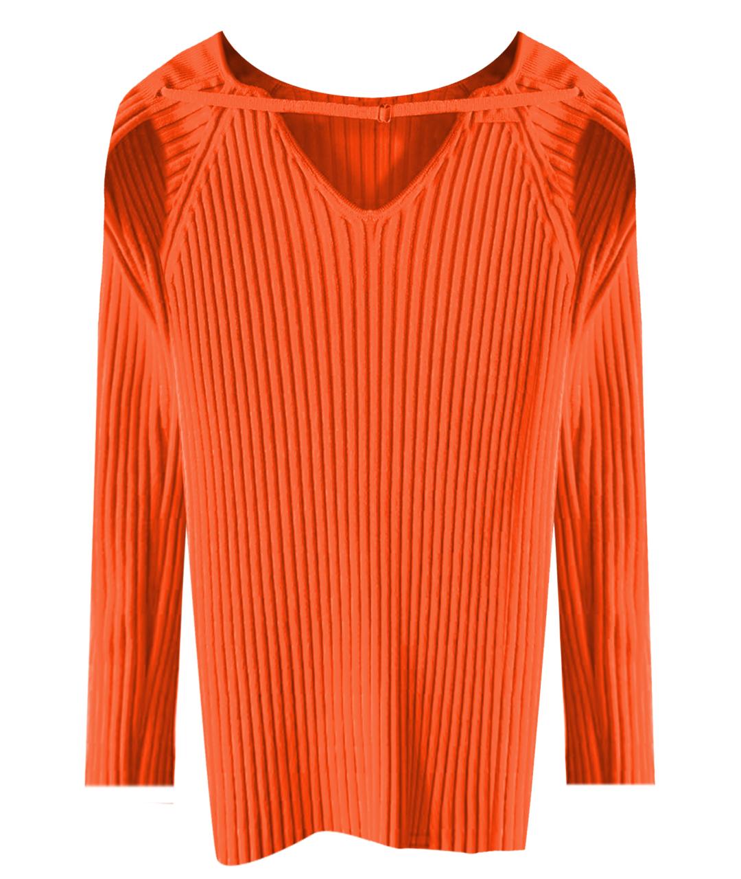 JACQUEMUS Оранжевый вискозный джемпер / свитер, фото 1