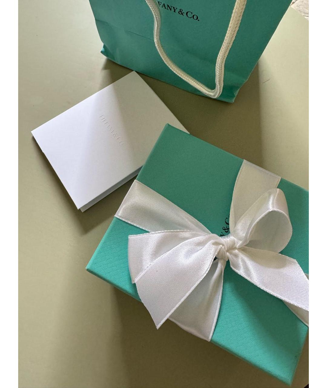 TIFFANY&CO Желтые серьги из желтого золота, фото 5