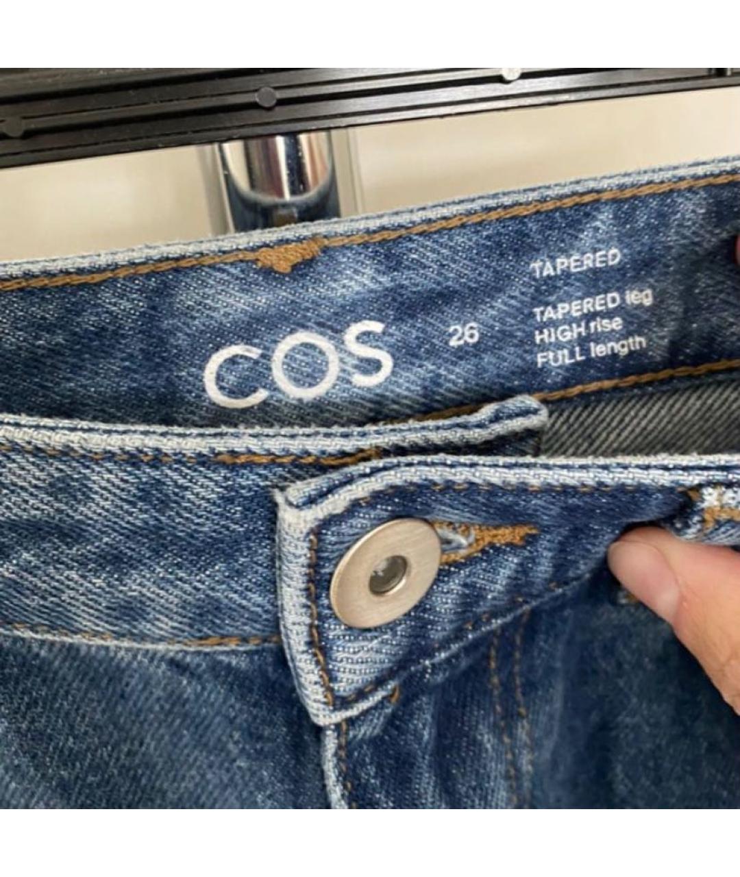 COS Синие прямые джинсы, фото 2