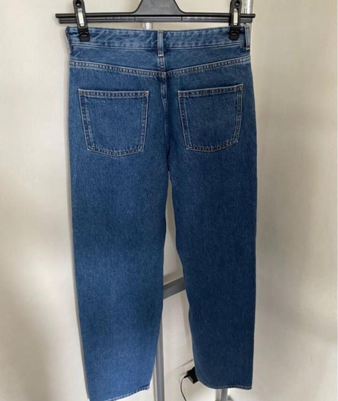 COS Синие прямые джинсы, фото 4