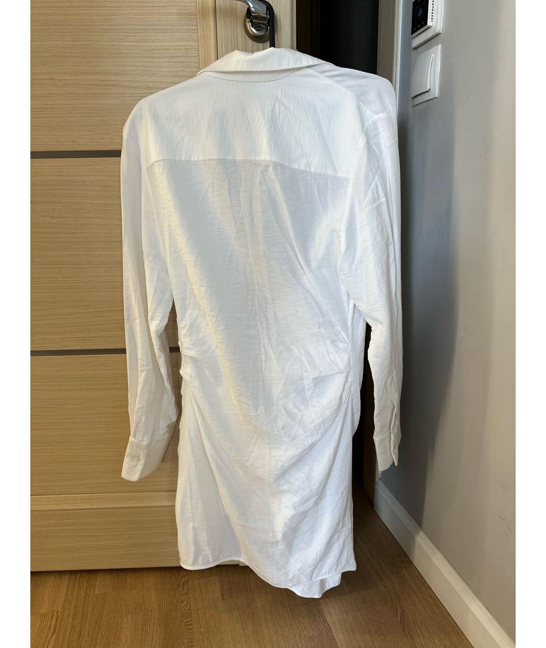JACQUEMUS Белое вискозное повседневное платье, фото 2