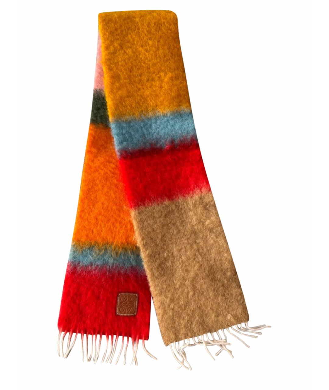 LOEWE Шерстяной шарф, фото 1