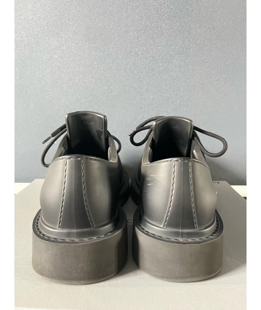 BALENCIAGA Черные резиновые низкие ботинки, фото 6