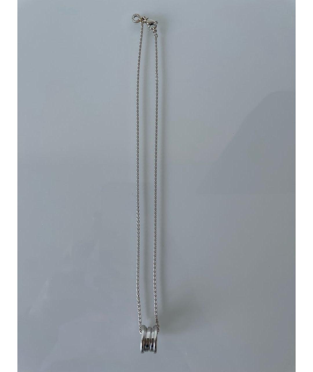 BVLGARI Белая подвеска из белого золота, фото 2