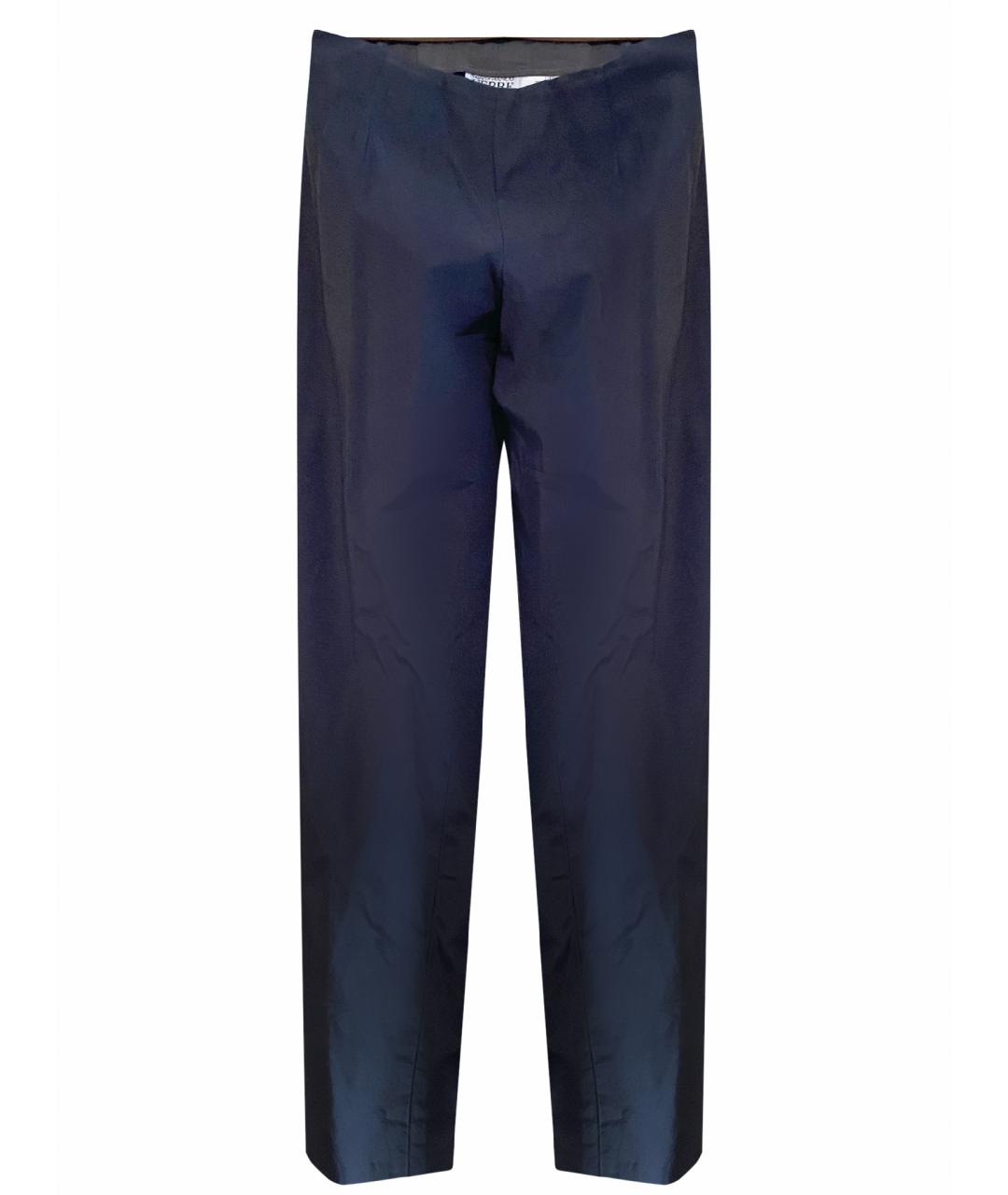 GIANFRANCO FERRE Черные полиамидовые брюки широкие, фото 1