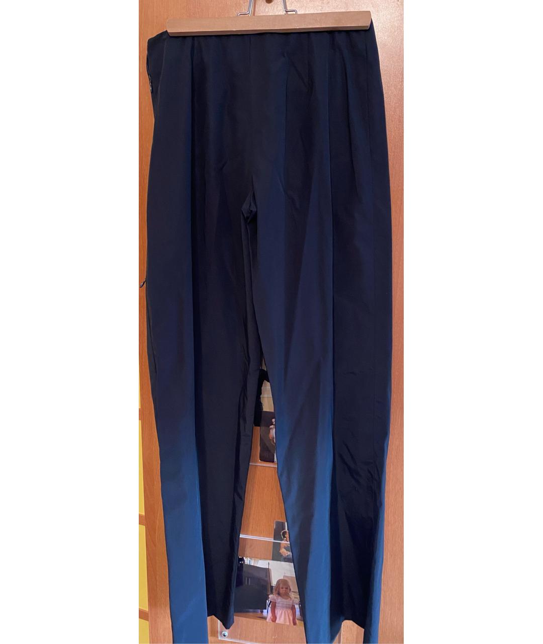 GIANFRANCO FERRE Черные полиамидовые брюки широкие, фото 2