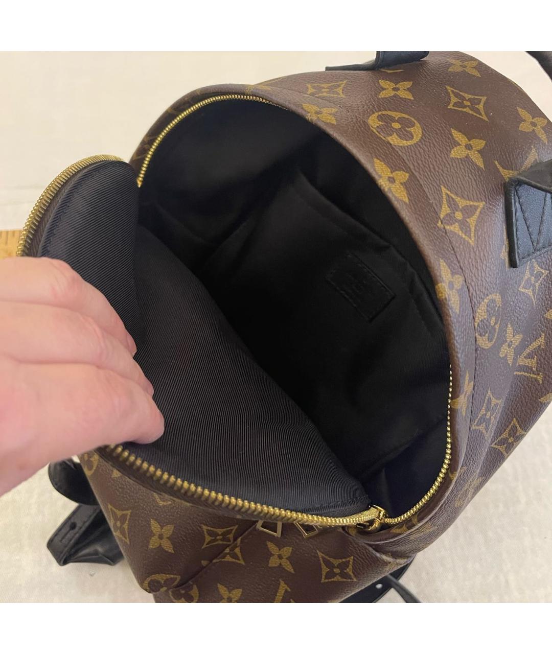 LOUIS VUITTON PRE-OWNED Коричневый рюкзак, фото 4