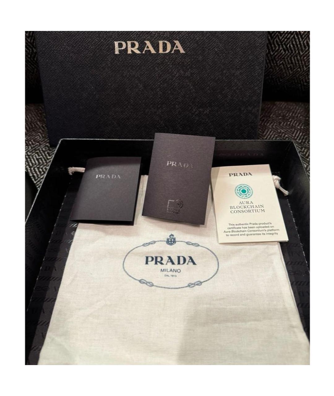 PRADA Черный ободок, фото 5