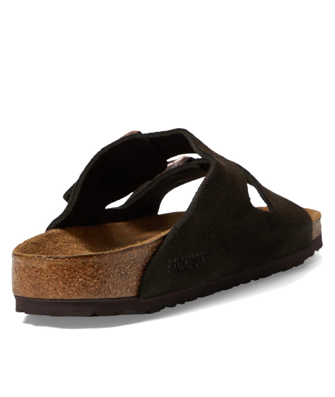 BIRKENSTOCK Коричневые замшевые сандалии, фото 3