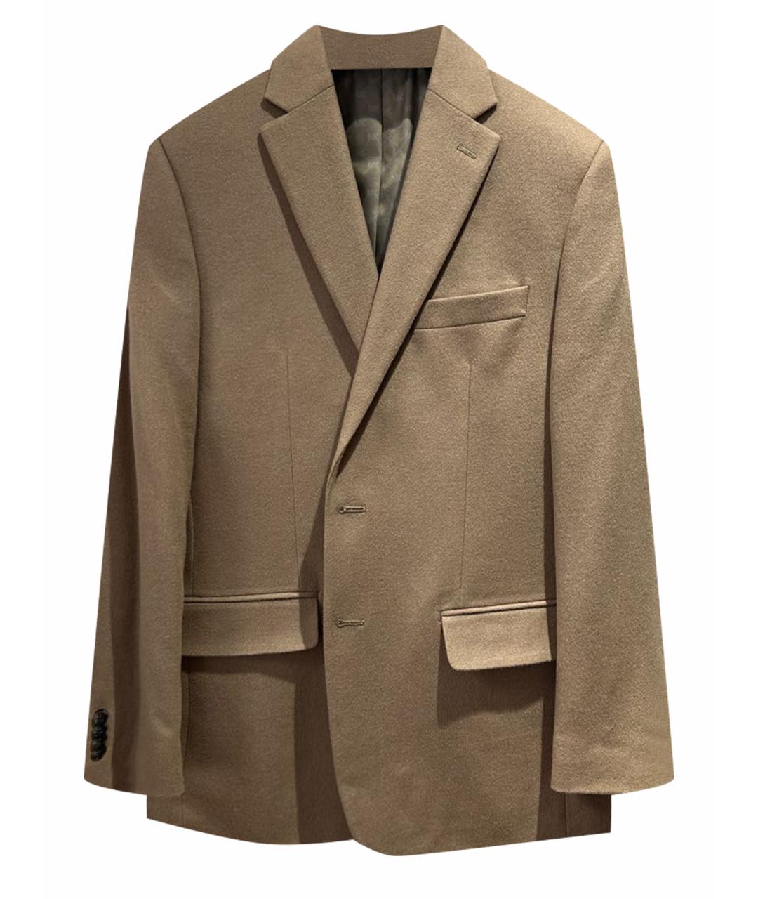 MICHAEL KORS Бежевый шерстяной пиджак, фото 1