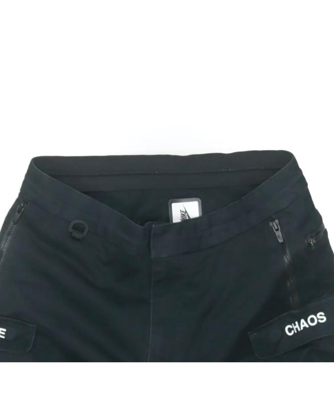 NIKE X UNDERCOVER Черные хлопковые повседневные брюки, фото 3