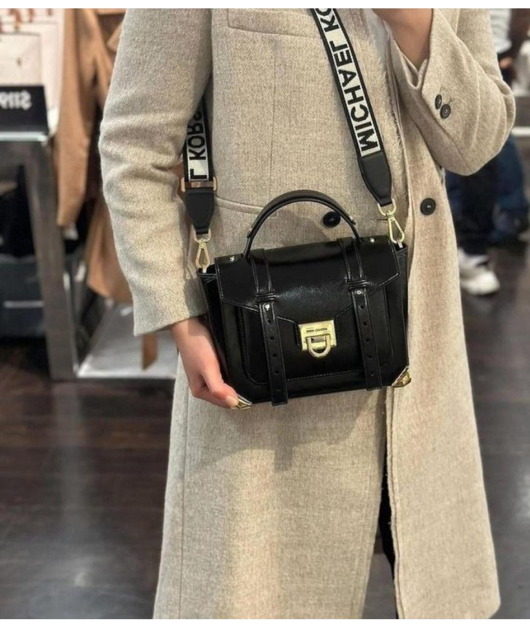 MICHAEL KORS Черная сумка через плечо, фото 4