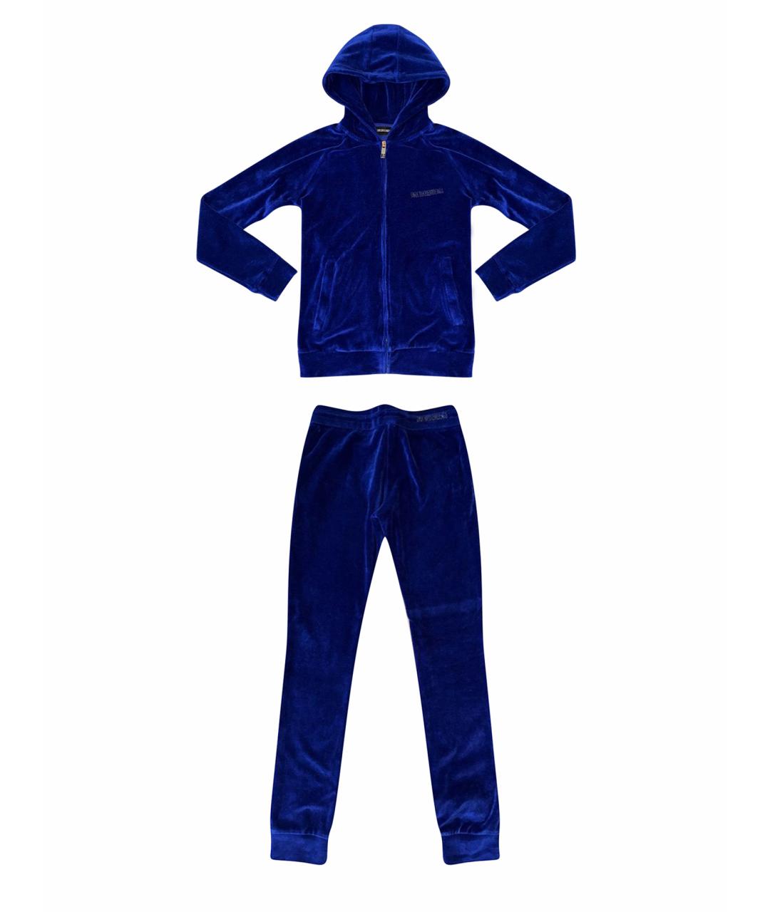 BIKKEMBERGS Синий вискозный спортивные костюмы, фото 1