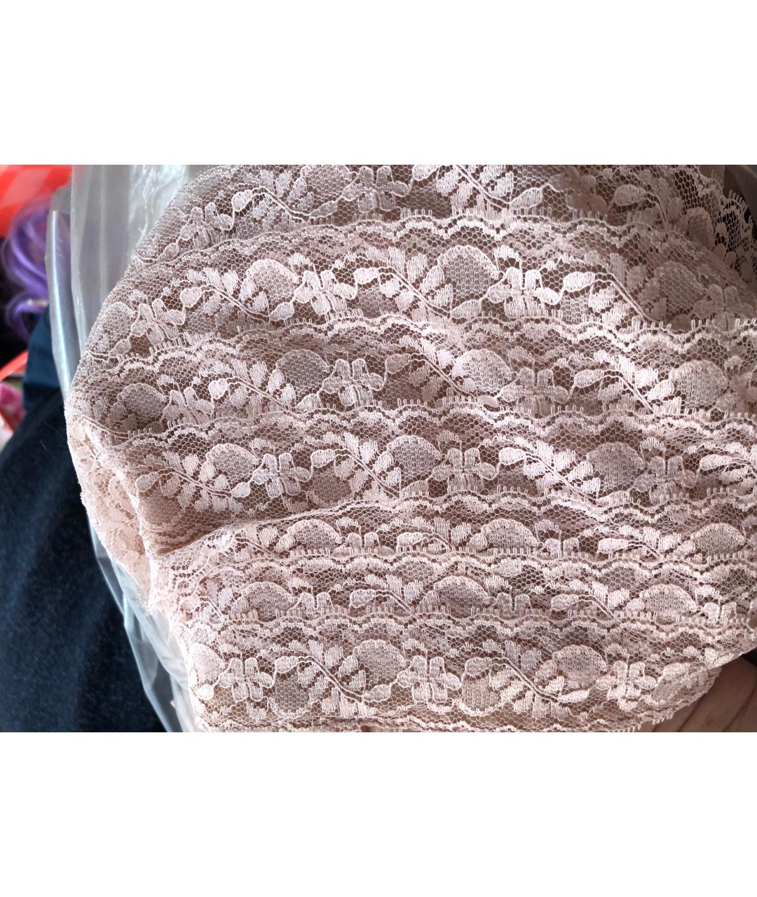 RED VALENTINO Розовое шелковое коктейльное платье, фото 6