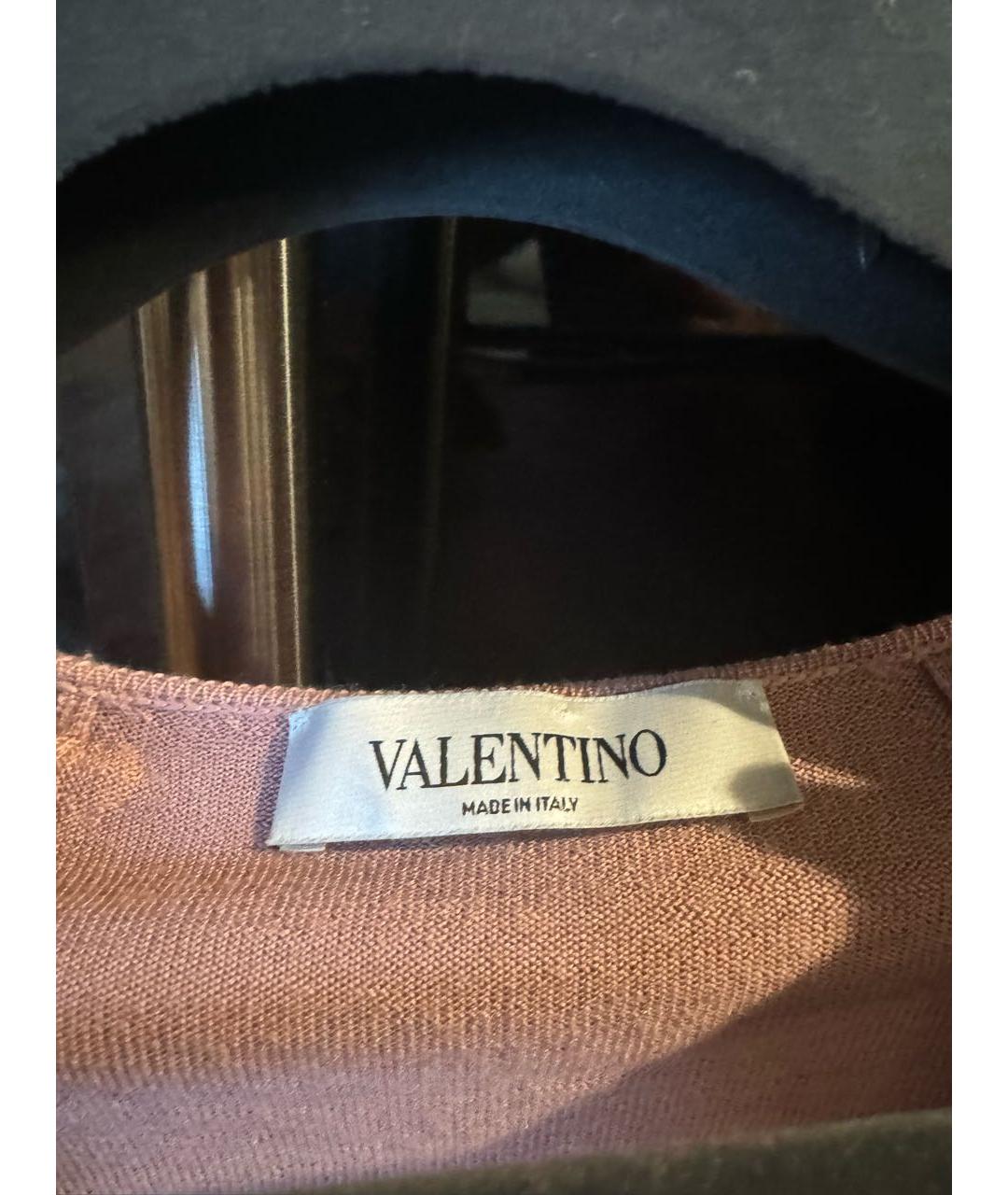 VALENTINO Розовый кашемировый джемпер / свитер, фото 3