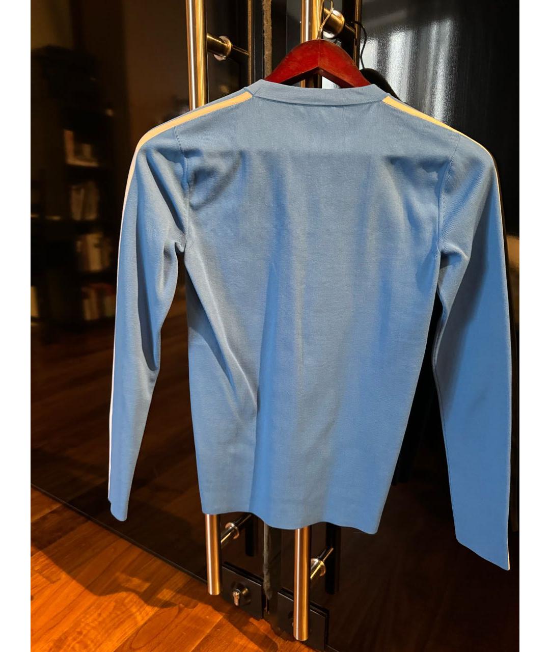 LOUIS VUITTON Голубой вискозный джемпер / свитер, фото 2