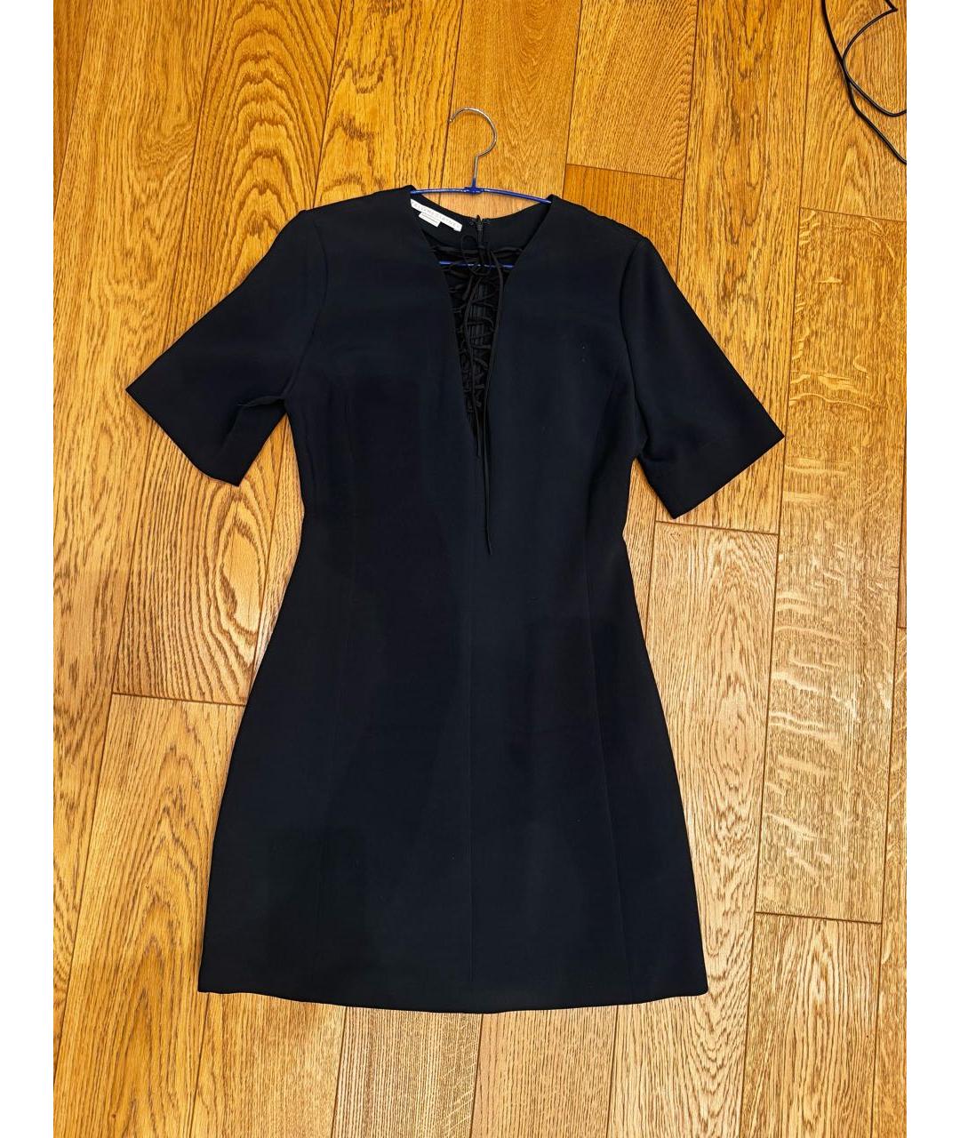 STELLA MCCARTNEY Черное вискозное повседневное платье, фото 8