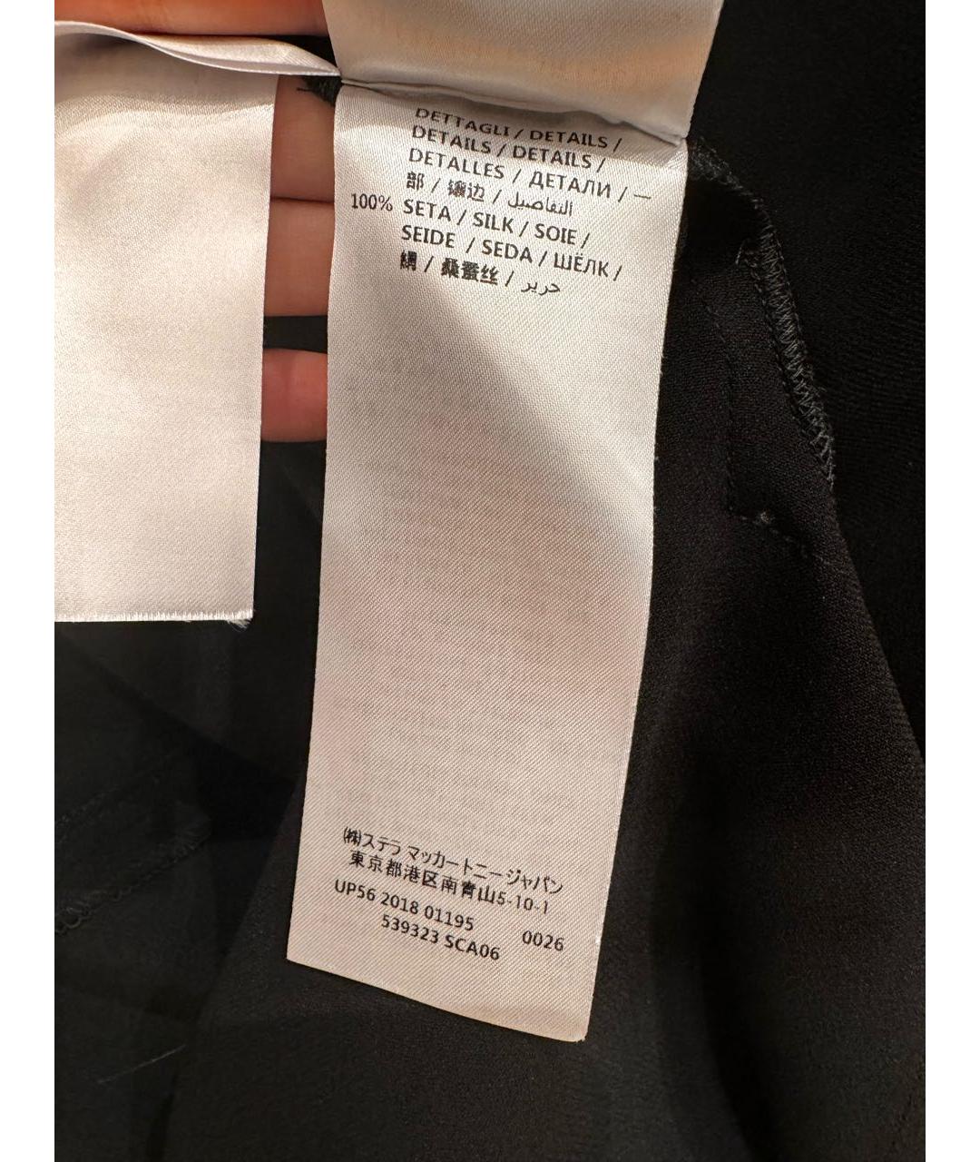 STELLA MCCARTNEY Черное вискозное повседневное платье, фото 7