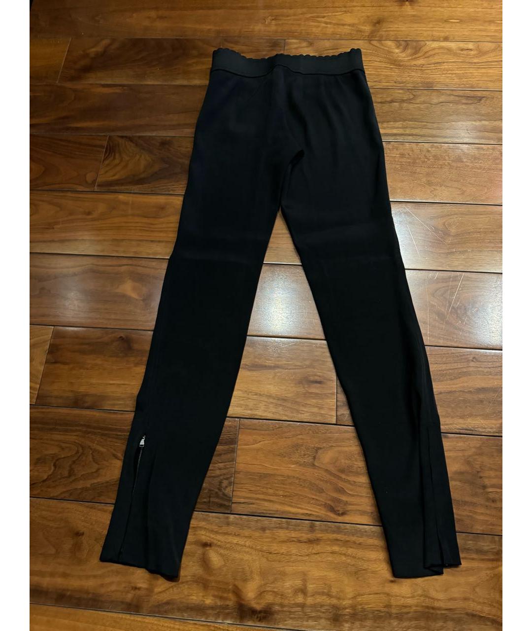 DOLCE&GABBANA Черные ацетатные брюки узкие, фото 2