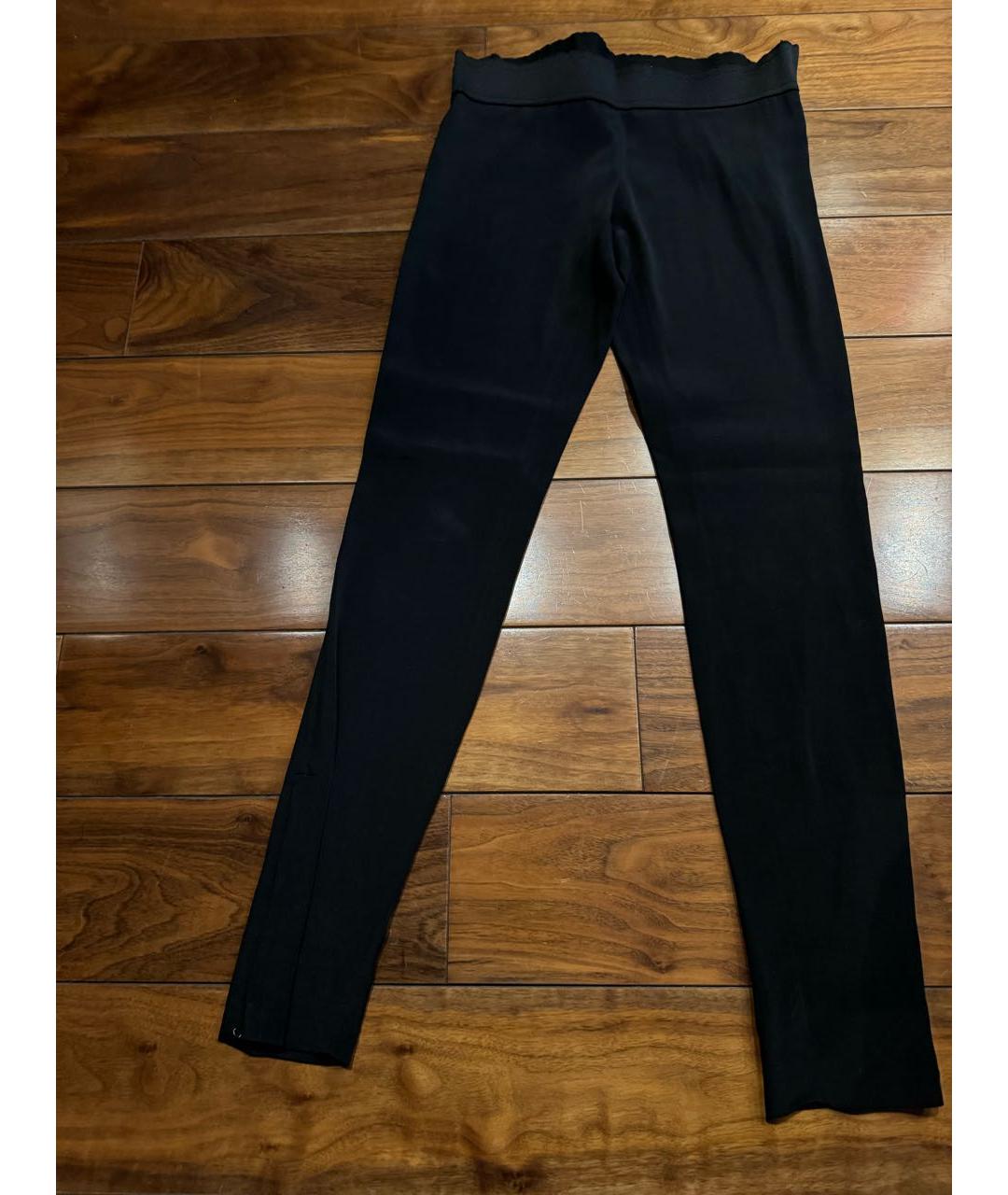 DOLCE&GABBANA Черные ацетатные брюки узкие, фото 5