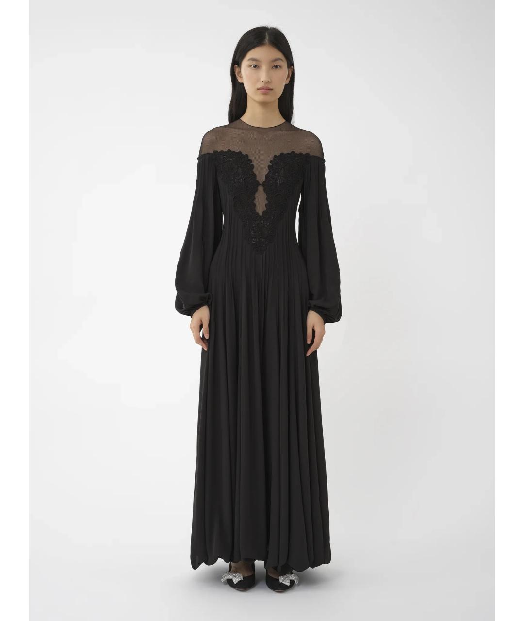 CHLOE Черное вечернее платье, фото 2