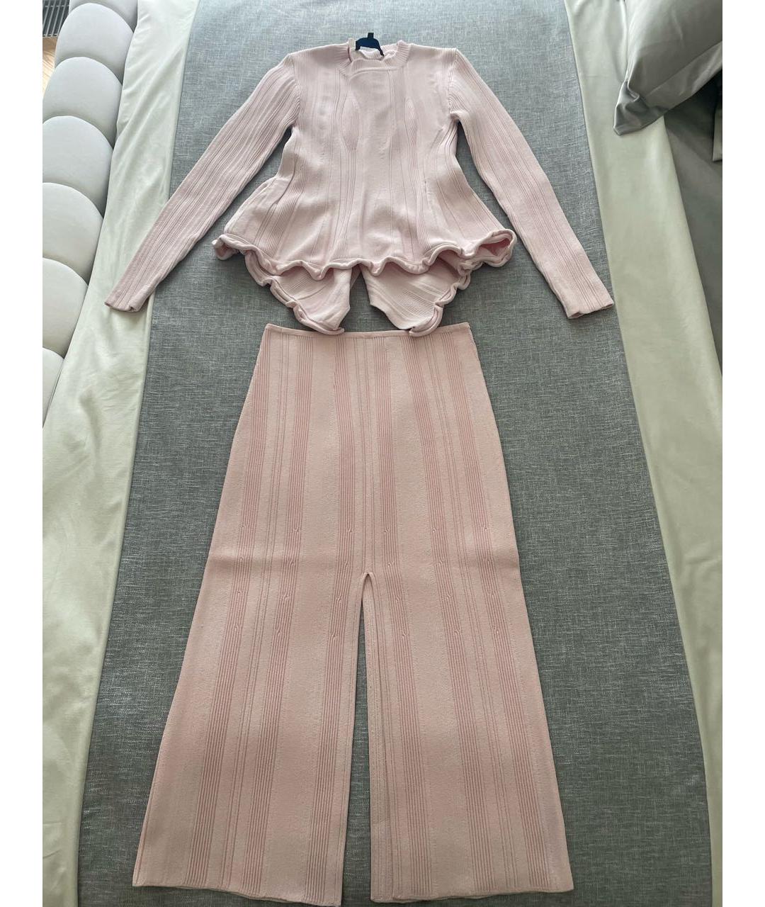 PROENZA SCHOULER Розовый вискозный костюм с юбками, фото 3